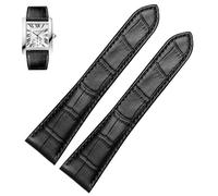 BNCXMO Orologi cinghia per la serie di calibro serbatoio in pelle vera orologio da orologio meccanico uomini e donne 20mm 22mm 23mm 25mm watch banda