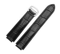 BNCXMO Per braccialetti di qualità colore di qualità autentica in pelle vera orologio di orologeria dispiegamento Sostituzione cinghia di pelle Bracciale femmina