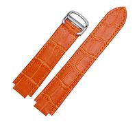 BNCXMO Per braccialetti di qualità colore di qualità autentica in pelle vera orologio di orologeria dispiegamento Sostituzione cinghia di pelle Bracciale femmina
