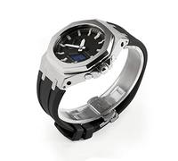BNCXMO Per GA2100/2110 modificata 4 ° generazione in metallo Fluoro in gomma fluoro 2100 cinghia di orologio GA-2100 in gomma a fluoro