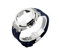 BNCXMO Per GA2100/2110 modificata 4 ° generazione in metallo Fluoro in gomma fluoro 2100 cinghia di orologio GA-2100 in gomma a fluoro