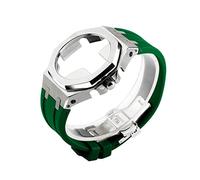 BNCXMO Per GA2100/2110 modificata 4 ° generazione in metallo Fluoro in gomma fluoro 2100 cinghia di orologio GA-2100 in gomma a fluoro