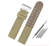 BNCXMO Per Hamilton Khaki Field Watch H760250/H77616533/H70605963 H68201993 CINGOLO ORDINATO CANNE GENUNICA NYLON MEN CANDA CANDA 20MM 22MM (Colore: 26mm, dimensione: 22mm)