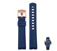 BNCXMO Per Omega 300 Universe 007 Fine curva Fluoring in gomma fluoro di guardia da 20 mm 22mm Orologio morbido Uomini Sostituzione