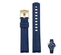 BNCXMO Per Omega 300 Universe 007 Fine curva Fluoring in gomma fluoro di guardia da 20 mm 22mm Orologio morbido Uomini Sostituzione