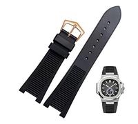 BNCXMO per Patek Philippe 5711 5712G Nautilus Banda da polso marrone blu blu nero blu nera 25 * 13mm Sports Gusta Watch cinghie