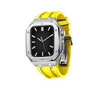 BNCXMO Per una banda con custodia, custodia per paraurti robusta con uomini traspiranti donne sport cingoli per cinturini militari per iwatch Serie 7/SE/6/5/4