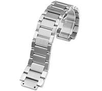 BNCXMO Per Yubo Watch Strap Big Bang Classic Fusion Men Women Bracciale di orologio in acciaio inossidabile solido 27-19mm, 21-13 mm, 23-17mm (colore: preto, dimensione: 27-19 mm)
