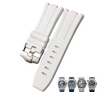 BNCXMO Resina naturale in gomma fluoro da 28 mm Sostituzione della banda di guardia per Audemars Royal Oak Piguet Offshore per AP Watch Strap