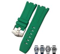 BNCXMO Resina naturale in gomma fluoro da 28 mm Sostituzione della banda di guardia per Audemars Royal Oak Piguet Offshore per AP Watch Strap