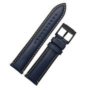 BNCXMO Rilascio rapido Guomileather Watch cinghia per FTW1114 4016Me3110 FS5436 24 20 20 22mm Canda di guardia per Pro 2 Gear S2 (Colore: Classa d'argento blu, dimensione: 22mm)