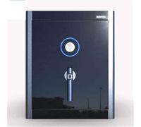 BNCXMO Scatola sicura Impermeabile Impermeabile per Cassette per la casa Sicuro Cassette di Sicurezza di Sicurezza Interamente in Acciaio a Parete con Password sicura per Impronte digitali Invisibili