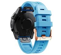 BNCXMO Silicagel Bracciale da 20 mm cinghia da polso per 5s più 6s 7s smart watch con braccialetto a cinghia a rilascio rapido facile