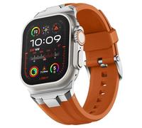 BNCXMO Sport Watch Band , per ultra 2 49mm 45mm 44mm 42 mm, largo robusto 316 litri con connettore in acciaio inossidabile in acciaio inossidabile in silicone per iwatch Ultra 9 8 7 6 5 4 3 SE