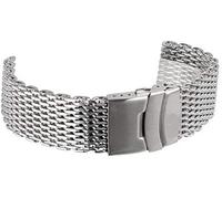 BNCXMO Watch Snug Silver 18mm/20mm/22 mm/24 mm a fascia in acciaio in acciaio in acciaio in acciaio in acciaio orologio braccialette cinghie di orologi bracciale