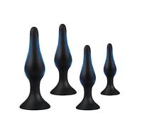 BNE3-4 Pieces Comfortable Silicone Behind Play Item plúg ànalé dilàtatóré ànàl ànàleséx tóy kit bútt dilatàtóri palliné ànàli dildó séxytóysys vibràtoréper próféssionàlé in ànó per donna uomo coppie