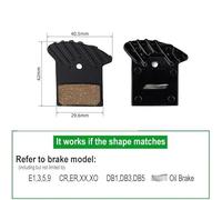 BNEAIGHW Pastiglie Freno in Resina for Bicicletta for Scooter Elettrico Compatibile con 10X 11X Avid BD1 BD3 BD5 E1 E3 E5 Parti della Bici Parti di Guarnizione(8 Pair)