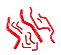 BNEAIGHW Tubo in silicone 11 pezzi 3 pezzi per 1995-1999 compatibile con ECLIPSE2G 2G Turbo silicone radiatore riscaldamento tubo tubo di ricambio auto parti 1996 1997 1998 accessori moto (rosso)
