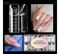 BNG 150 pezzi Smart French Line doppia forma 15 dimensioni spazio forma per unghie per gel costruttore stampi per cuticole morbide per manicure
