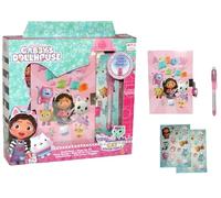 BNG Diario Segreto Gabby Dollhouse con Lucchetto e Penna Magica, Diario Segreto Gabby Casa delle Bambole con Penna e Sticker Stickers