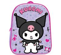 BNG Zaino Asilo KUROMI 3D Zaino Zainetto Scuola Materna Bambina Kuromi, Lilla