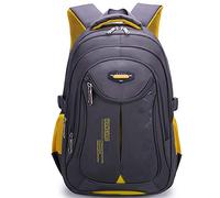 BNGFSDF zaino, Zaino casual for la scuola, for uomo e donna, resistente all'acqua(Grijs)