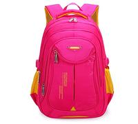 BNGFSDF zaino, Zaino casual for la scuola, for uomo e donna, resistente all'acqua(Roze)