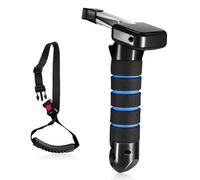 BNGXR 2 Pezzi Set di Maniglie per Porte dell'Auto, Maniglia della porta dell'auto per anziani, 3 in 1 maniglia per auto, Rompivetro, Multifunzione Maniglia auto per anziani e disabili (Blu)