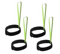 BNGXR 4 Pezzi Cinghie per Guanti, Cinghie di Sicurezza per Guanti da Sci, Regolabili Cinghie da Polso per Guanti, Guanti da Sci Riflettenti Unisex Elasticizzati Cinghie Alpinismo Accessori Sci