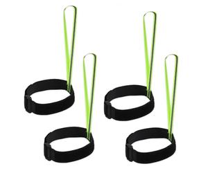 BNGXR 4 Pezzi Cinghie per Guanti, Cinghie di Sicurezza per Guanti da Sci, Regolabili Cinghie da Polso per Guanti, Guanti da Sci Riflettenti Unisex Elasticizzati Cinghie Alpinismo Accessori Sci