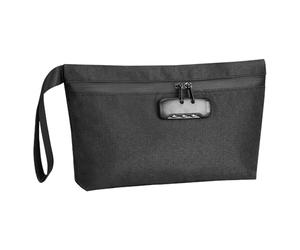 BNGXR Borsa Antiodore con Chiusura a Combinazione, Borsa a Prova di Odore con Serratura, Impermeabile, Foderata in Carbonio, Borsa Portatile con Maniglia, Contenitore per Riporre Oggetti (nero)