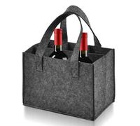 BNGXR Borsa per Bottiglie, Borsa Porta Bottiglia di Vino con 6 Scomparti, Sacchetti Riutilizzabili con Maniglia per Bottiglie da Vino Birra, per Viaggio Picnic Festa
