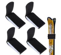 BNGXR Cinghie da Sci, 4 Pezzi di Nastro di Fissaggio per Sci, Fasce da Sci Regolabili Fascette di Fissaggio, per Snowboard Cinghia da Sci