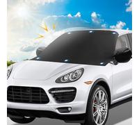 BNGXR Copertura Parabrezza Auto, Protezione Parabrezza Auto Antigelo Anti-Neve Anti UV Impermeabile per la Maggior Parte dei Veicoli(210 x 122 cm)