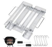 BNGXR Generatore di Fumo Freddo, Acciaio Inossidabile Premium Generatore di Fumo a Freddo, Affumicatore con Spazzola e Gancio, Freddo Adatto a Tutti Gli Affumicatori a Griglia per Barbecue