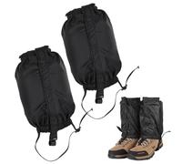 BNGXR Ghette Impermeabili, Ghette da Escursionismo Regolabile Impermeabili Traspiranti Ghette da Esterno per la Protezione delle Gambe per Escursionismo, Arrampicata, Alpinismo, Sci, Nero