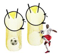 BNGXR Obiettivo da Calcio, Rete da Calcio, Rete Bersaglio Portatili con 4 Cinturini con Fibbie Regolabili, Contenitori Superioriper L'allenamento di Precisione dei Calci (2)