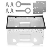 BNGXR Plancia Autoradio 2 Din Metallo Telaio, Telaio Montaggio Doppio Din, Universale Gabbia Autoradio con Cornice per Stereo Due Din, Lettore Dvd per Auto, Navigazione GPS