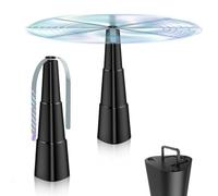 BNGXR Repellente per Mosche, 2 Pezzi Ventilatore Repellente per Zanzare, Portatile Anti Mosche Ventola Elettronico per Interni ed Esterni per tavoli Ventilatore per Mosche Repellente con Gancio