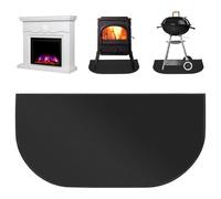 BNGXR Tappeto Ignifugo per Camino, 102x50cm Tappetino ignifugo Resistente al Fuoco Calore per Stufa a Legna Tappetino Protettivo per Pavimenti Protezione del Pavimento da Scintille e Macchie