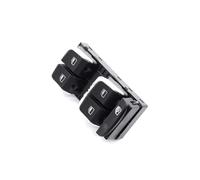 BNHIOPP Pulsanti Alzavetri Compatibile con per Q5 2009-2012 per A4 S4 B8 2008-2012 Interruttore Controllo Alzacristalli Cromato Accessori per Auto 8KD959851 8KD959851A