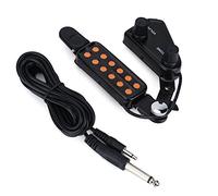 Bnineteenteam 12 Sound Hole Magnetic Pickup Trasduttore con Volume Tone Tuner Kit per Chitarra, Ukulele, Violino Pickup Chitarra