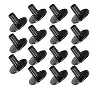 Bnineteenteam 15pcs Drum Cymbal Maniche Protectors Cymbal Stand Maniche di Pianta Nera in Plastica Nera Fit compatibilità Universale con Costruzione Robusta per Strumenti a Percussione