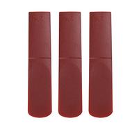 Bnineteenteam 3 Pezzi Sassofono Ance Sassofono Bocchino Ance 2.5 Ricambi Reed Accessorio(Rosso)