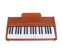 Bnineteenteam 37 Tasti Tastiera per Pianoforte Organo Elettronico a 37 Tasti 3 Ottave Complete Compatte Imitazione Leggera Design a Grana in Legno con Standard da 2,2 Cm per l'educazione Musicale