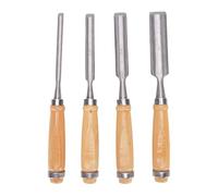 Bnineteenteam 4 Pezzi Set di Scalpelli di Scalpelli in Legno Set di Scalpelli in Acciaio, Kit di Strumenti per Intaglio in Legno, Pale di Taglio di Precisione per la Riparazione, la