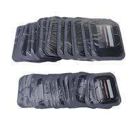 Bnineteenteam 40pcs Patch di Riparazione dei Pneumatici in Gomma, Kit di Patch Rettangolo a Doppia Dimensione Ispessita, Forte Avvio, Design Portatile, Cuscinetti a Tpuncture, del Tubo, Riparazione