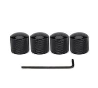 Bnineteenteam 4pezzi di ricambio per controllo volume tono manopola pomello chitarra con chiave a brugola per basso per chitarra elettrica