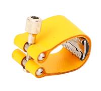 Bnineteenteam Accessori per Sassofono, Chiusura Professionale per Legatura del Bocchino con Viti Regolabili per Sassofono Tenore Standard, Struttura in PU e Acciaio Inossidabile, Perfetta per i