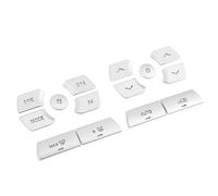 Bnineteenteam Adesivi del Pulsante Climatico Argento Raffinato per XF 2012-2015, Aumenta Drammaticamente L'interno Dell'auto, il Controllo CA di Installazione Semplice, 14pcs